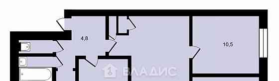 4-комн. квартира, 60.2 м2, 3/5 эт. Истра