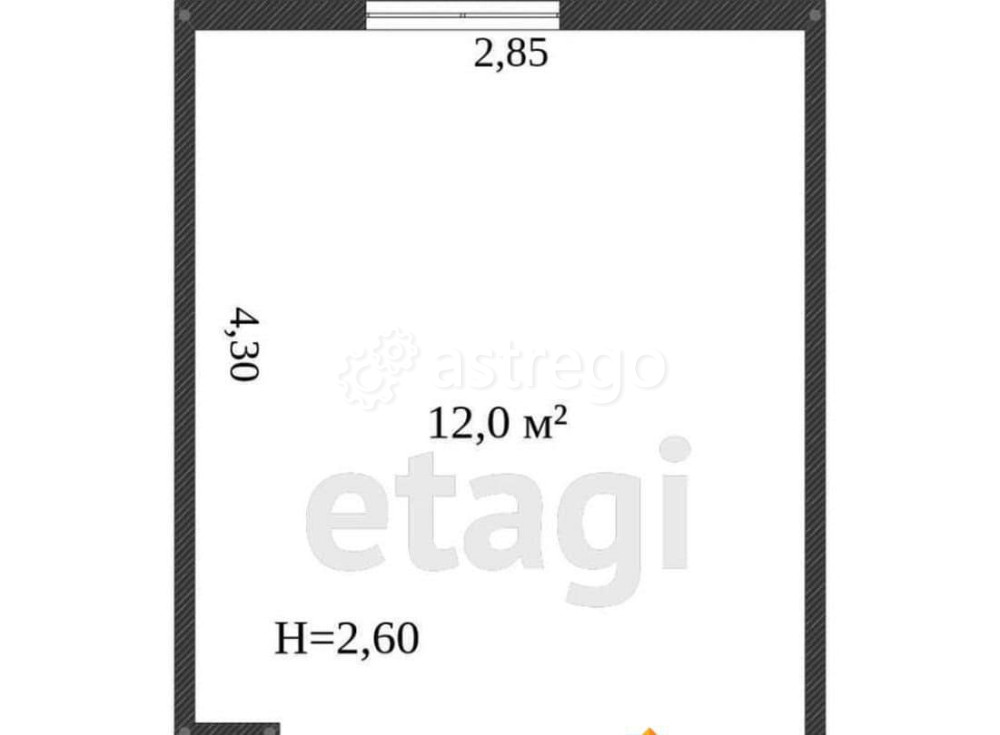 Комната, 12.7 м2, 7/10 эт. Белгород - изображение 2