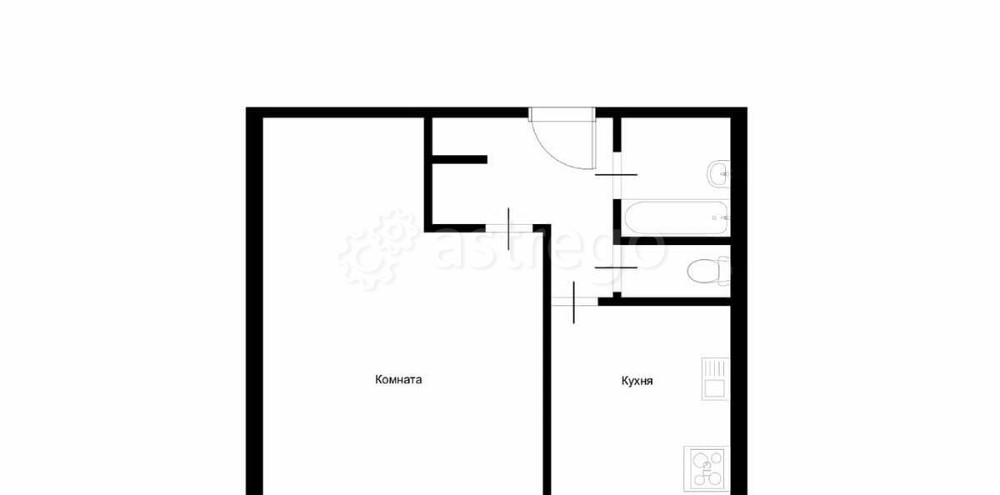 1-комн. квартира, 40 м2, 5/14 эт. Москва - изображение 4