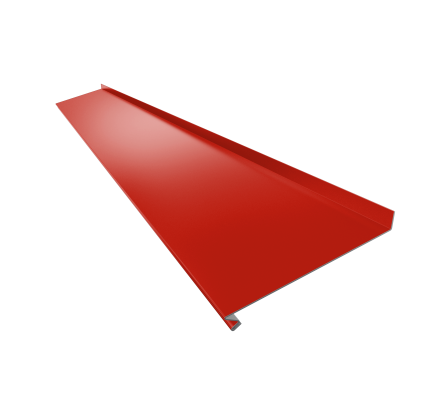 Отлив оконный полиэстр 0,45 мм, стандарт Новосибирск