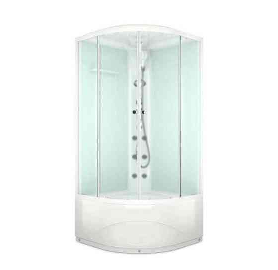 Душевая кабина Delight 110 high 100x100 высокий поддон сатиновое-матовое стекло DOMANI-Spa DS01D110H Москва