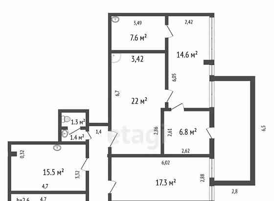 Торговое помещение, 130.7 м2 Красноярск