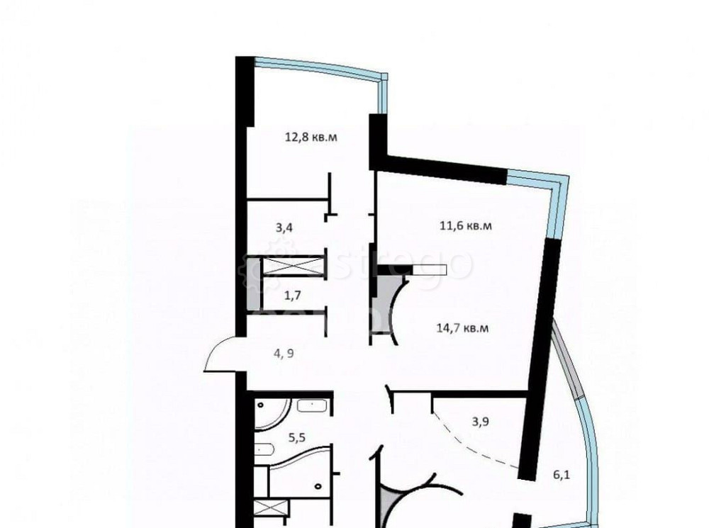 4-комн. квартира, 101.3 м2, 12/17 эт. Красногорск - изображение 5