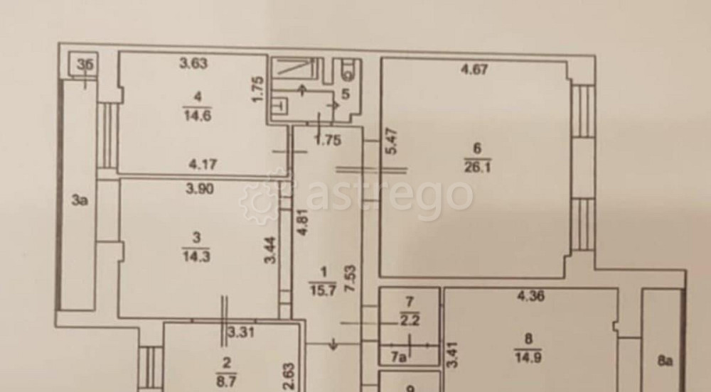 4-комн. квартира, 120.3 м2, 8/10 эт. Раменское - изображение 6