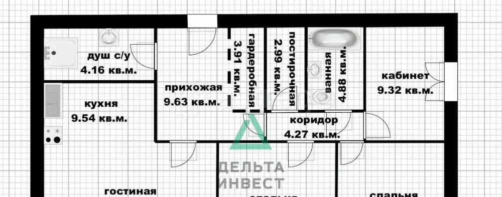 4-комн. квартира, 103.4 м2, 5/21 эт. Уфа - изображение 2