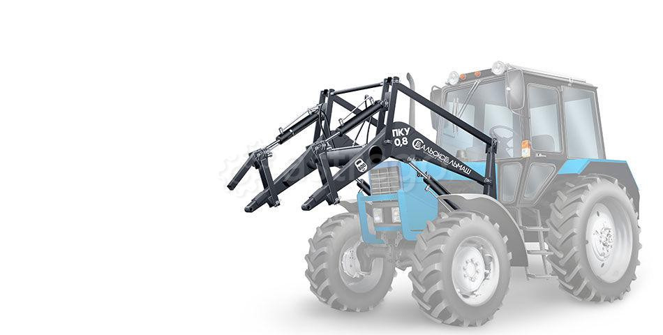 Погрузчик фронтальный ПКУ-0,8-0 для Беларус, ЮМЗ Санкт-Петербург - изображение 1