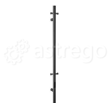 Полотенцесушитель электрический BOHEME Uno 1П 12/150 СП Shine Gun Metal Новосибирск - изображение 1