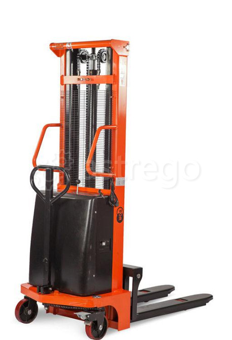 Штабелер гидравлический с электроподъемом 1,5 т 1,6 м TOR CTD15/16 Челябинск - изображение 1