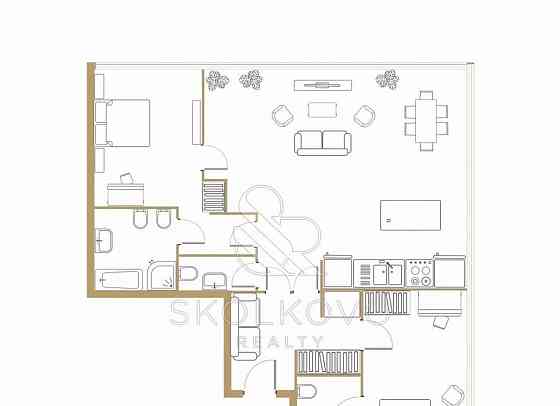 3-комн. апарт-ы, 185 м2, 23/76 эт. Москва