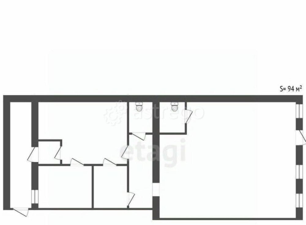 Свободного назначения, 93.6 м2 Санкт-Петербург - изображение 2