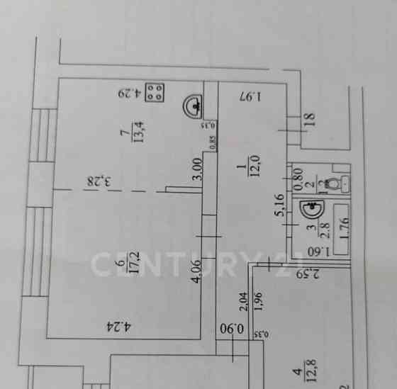 3-комн. квартира, 73.5 м2, 4/6 эт. Уфа