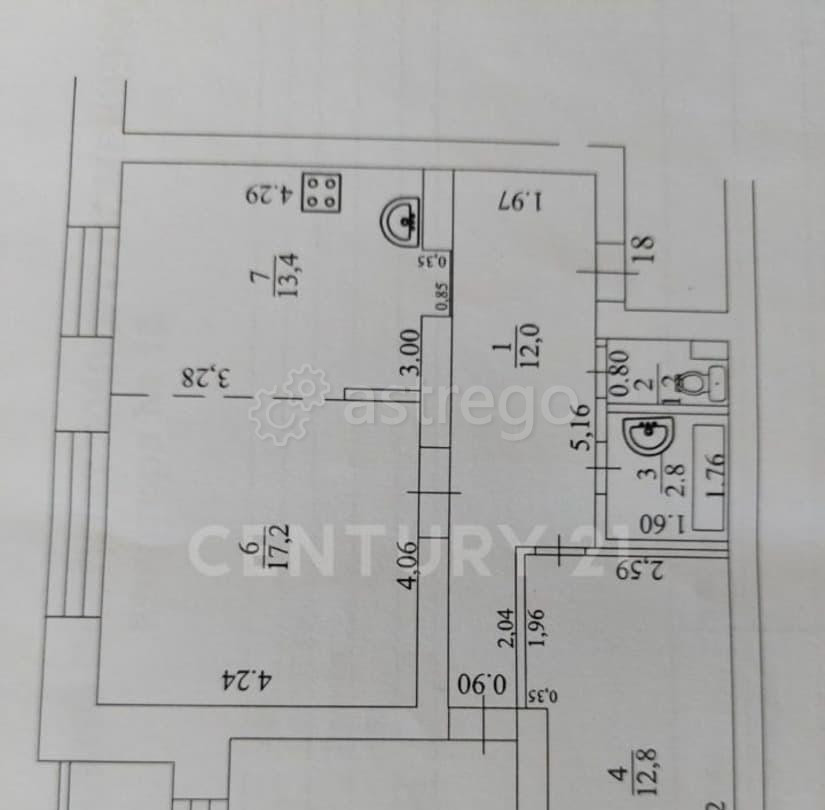 3-комн. квартира, 73.5 м2, 4/6 эт. Уфа - изображение 4