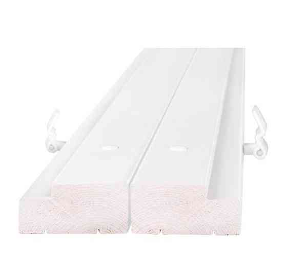 Стоевые двупольной дверной коробки Олови 4 петли М21 Белая крашенная Санкт-Петербург