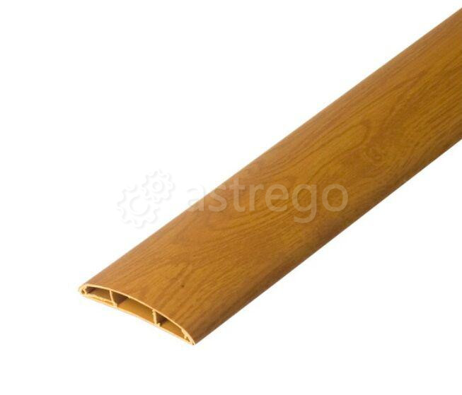 Наличник ПВХ кабель-каналом Стиль Миланский орех 6,5*220 см Ростов-на-Дону - изображение 1