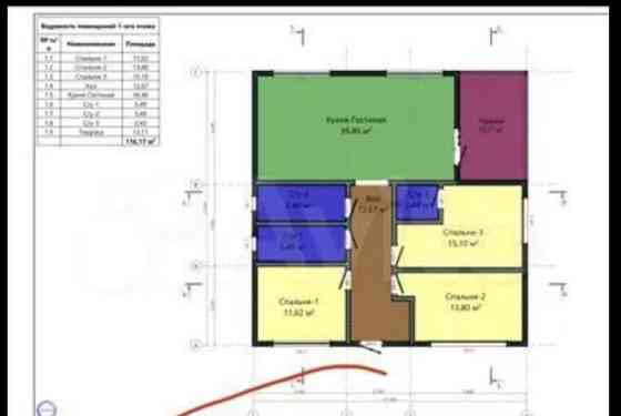 Коттедж, 125 м2 Истра