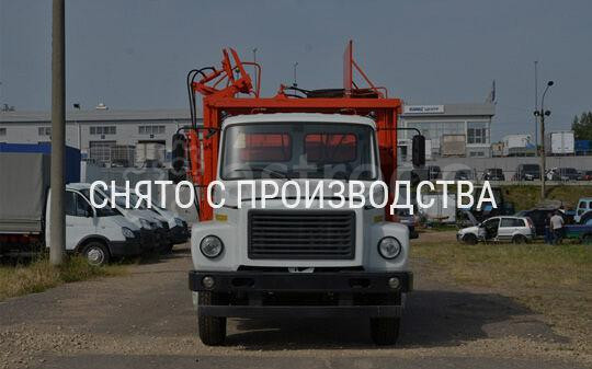 Мусоровоз КО-440–2 с боковой загрузкой на шасси ГАЗ 3309 Москва - изображение 1