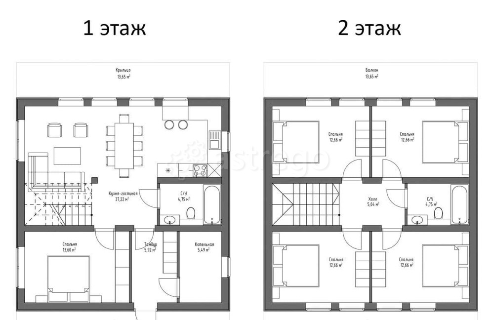 Коттедж, 148 м2, 2 эт. Москва - изображение 1