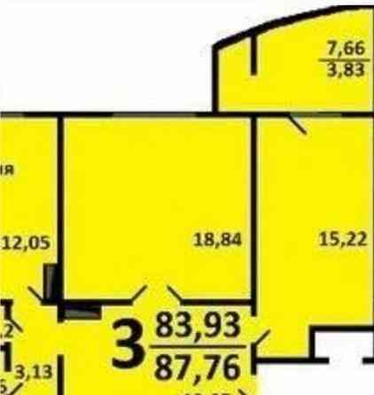 3-комн. квартира, 88 м2, 15/16 эт. Красноярск