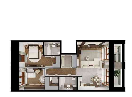 2-комн. квартира, 80.6 м2, 7/7 эт. Санкт-Петербург