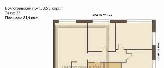 4-комн. квартира, 81.4 м2, 26/30 эт. Москва