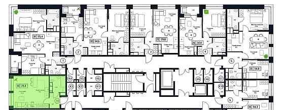 Студия, 29.8 м2, 15/17 эт. Пушкино