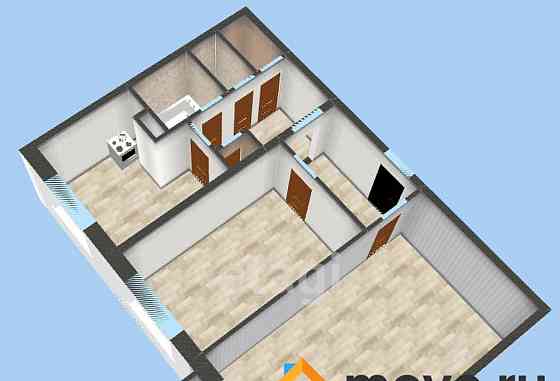 2-комн. квартира, 54.7 м2, 5/5 эт. Райчихинск