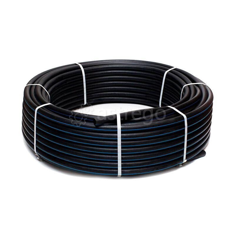 Труба ПНД ПЭ 100 SDR 17 (10 атм) d 63х3, 8 мм питьевая ГОСТ 18599-2001 (бухта-50п.м) Новосибирск - изображение 1