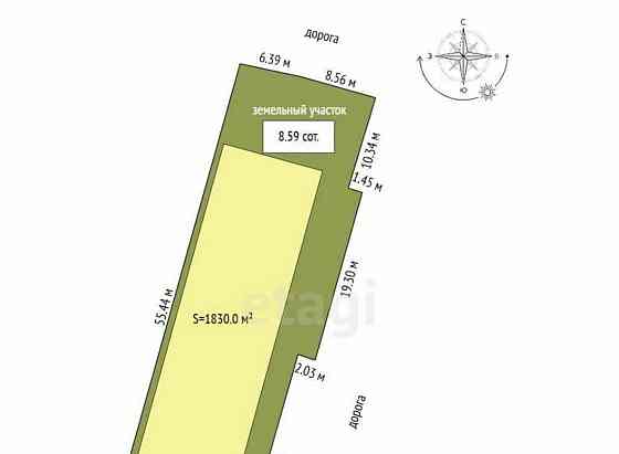 Склад, 1830 м2 Воскресенск