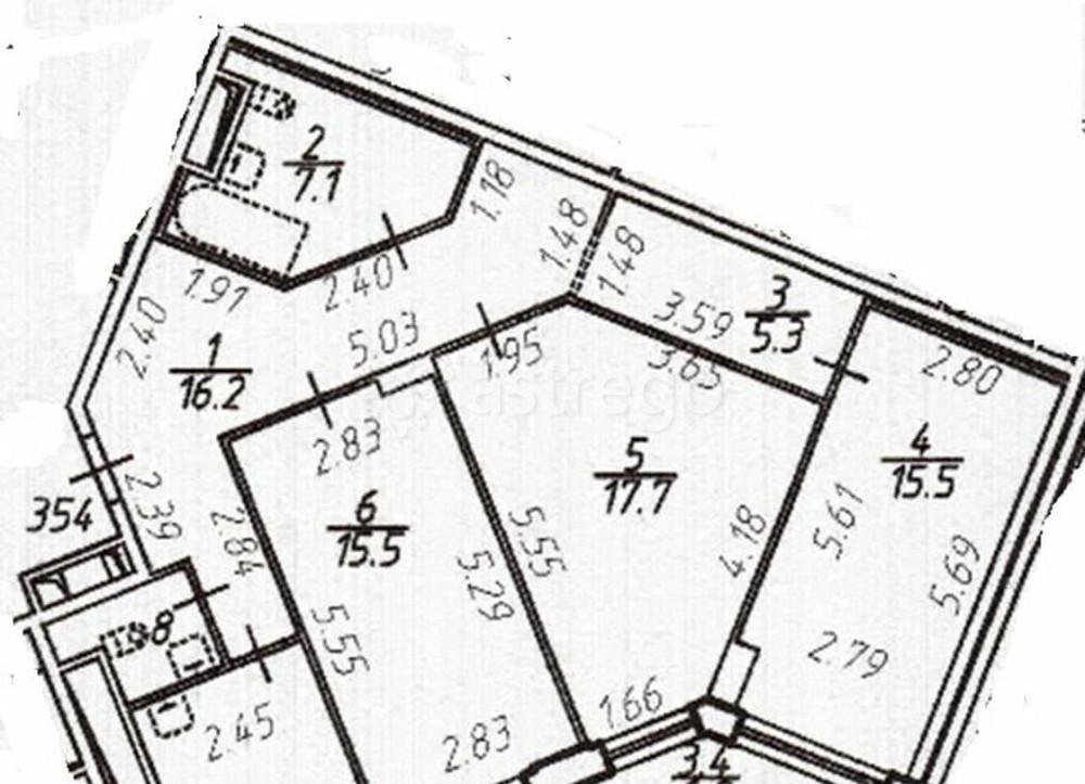 3-комн. квартира, 101.4 м2, 11/25 эт. Санкт-Петербург - изображение 1