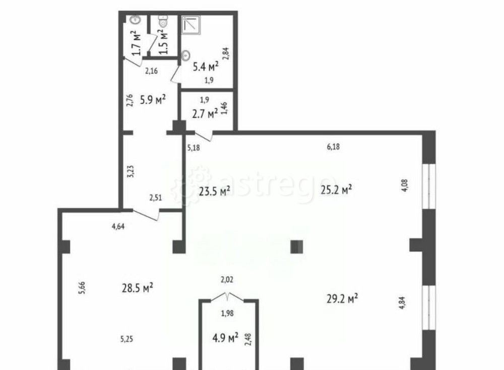 Свободного назначения, 128.5 м2 Красноярск - изображение 2