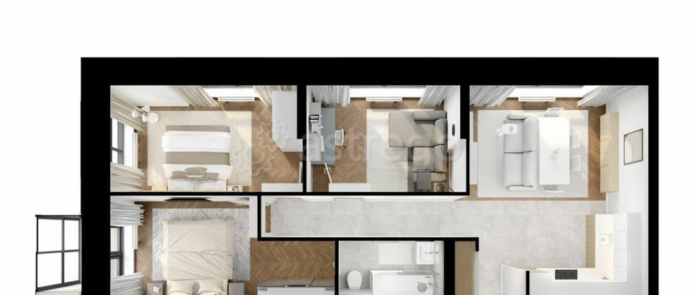3-комн. квартира, 78.9 м2, 7/12 эт. Санкт-Петербург - изображение 6