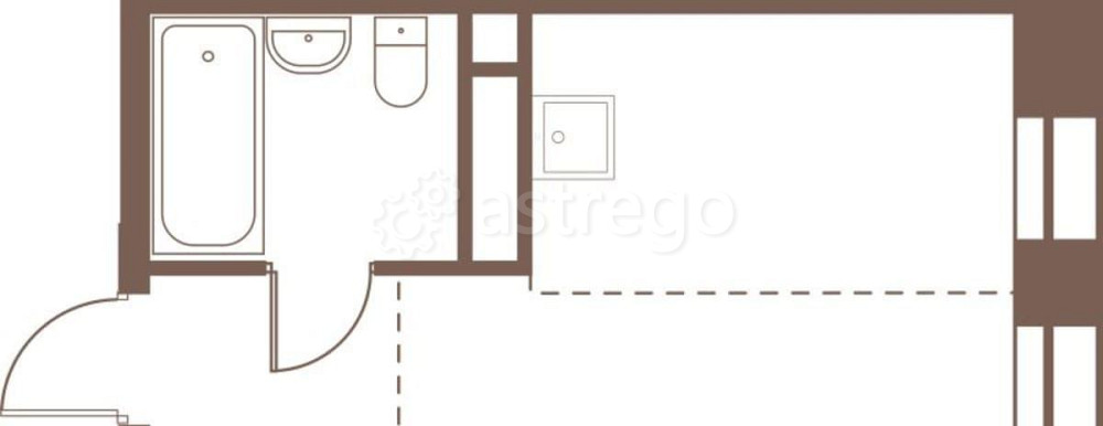 Студия, 30.6 м2, 3/24 эт. Ивантеевка - изображение 1
