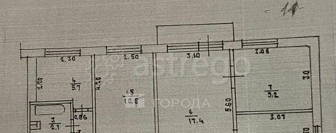4-комн. квартира, 61 м2, 2/5 эт. Барнаул - изображение 1