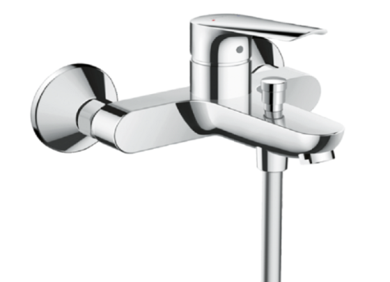 Смеситель для ванны и душа Hansgrohe, Logis E, тип открывания воды - однорычажный Москва