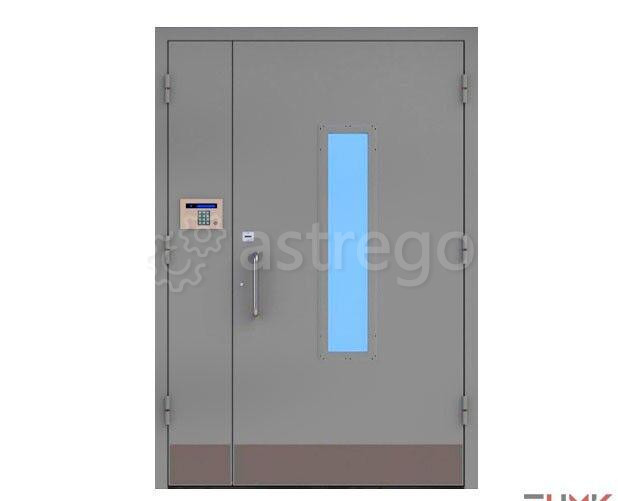 Дверь бронированная пулестойкая двупольная серии ДБПД-1/AG-2, 1 класса пулестойкости по ГОСТ Р 51112 Красноярск - изображение 1