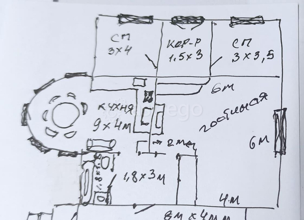 Дом, 77 м2, 33 сотки, 1 эт. Лесосибирск - изображение 4