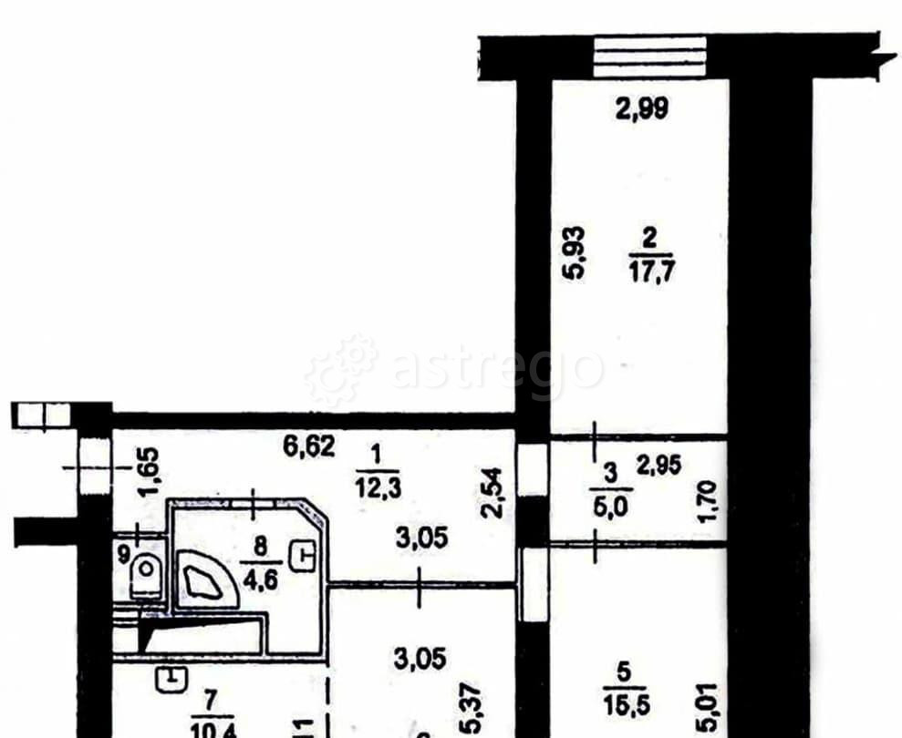 3-комн. квартира, 86 м2, 11/13 эт. Подольск - изображение 5