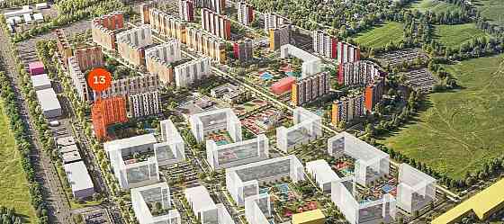 2-комн. квартира, 57.46 м2, 11/17 эт. Домодедово