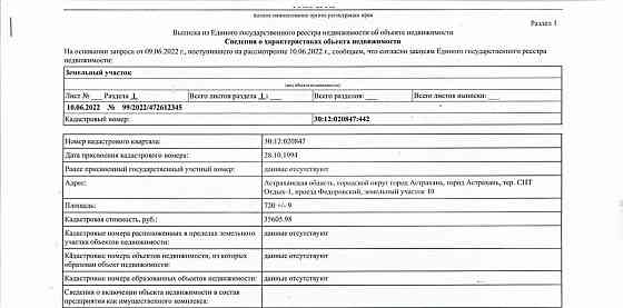 Земельный участок, 7.2 га Астрахань
