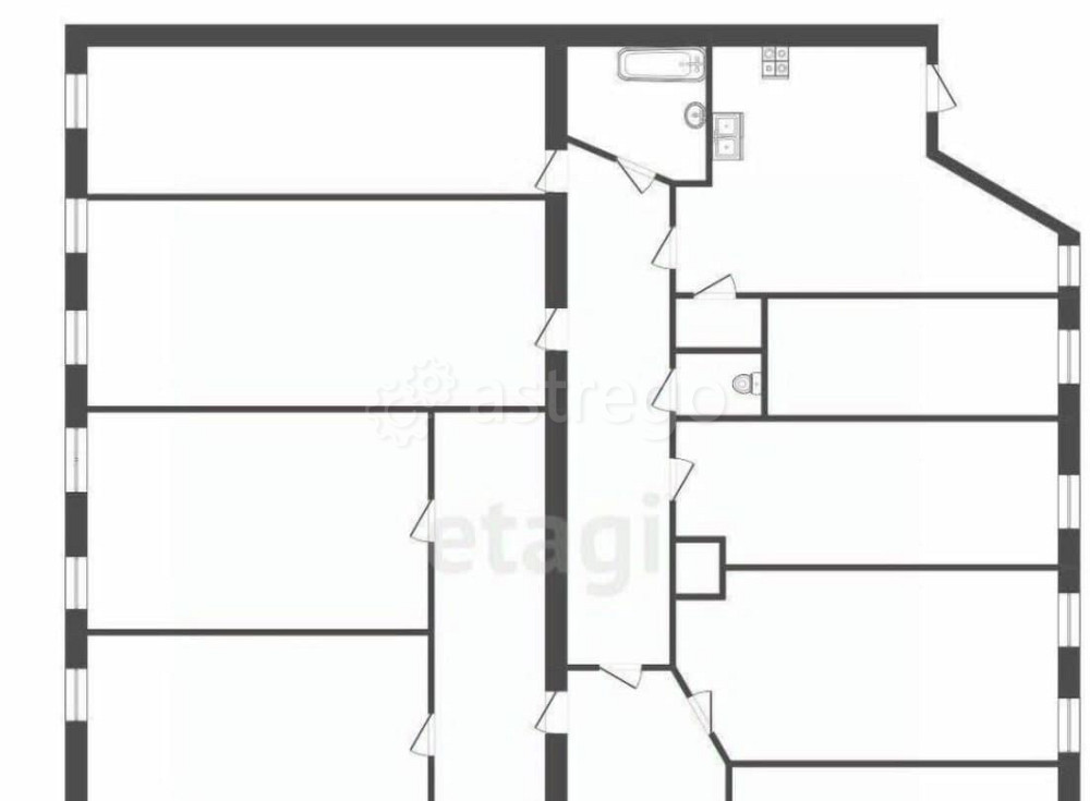 6-комн. квартира, 256.5 м2, 5/6 эт. Санкт-Петербург - изображение 4