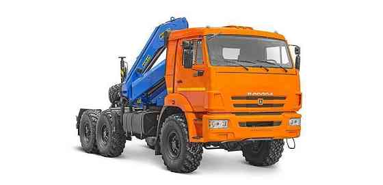 Седельный тягач Камаз 43118 с КМУ ИМ-150 Самара