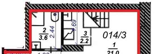 Свободного назначения, 33.5 м2 Реутов