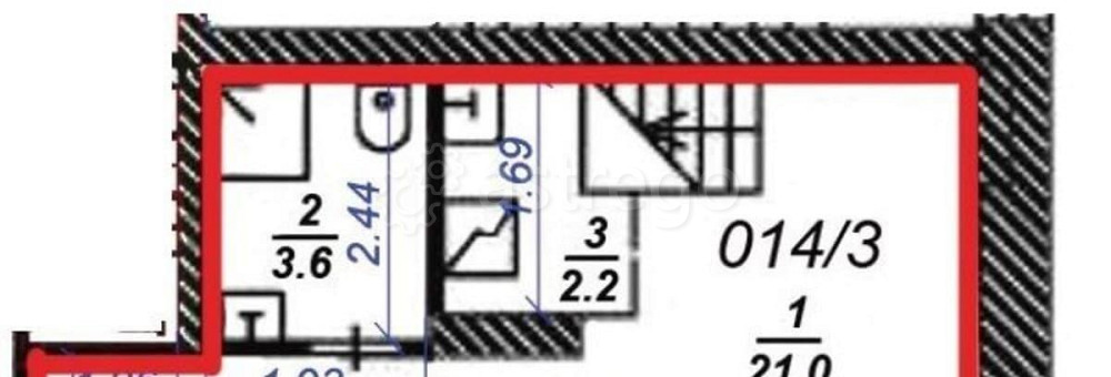 Свободного назначения, 33.5 м2 Реутов - изображение 1