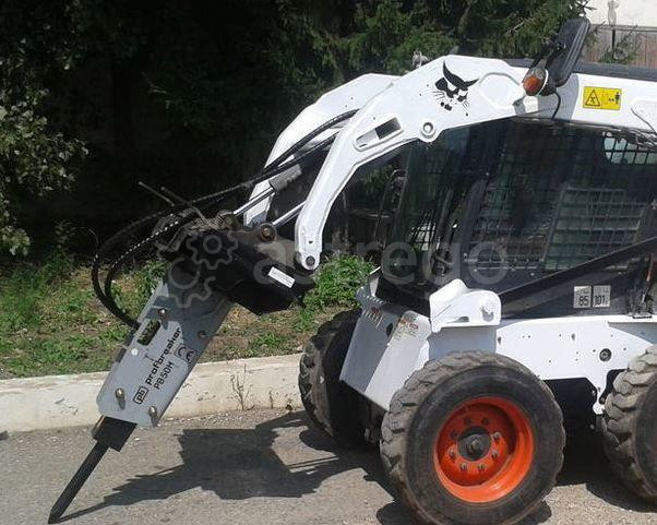Гидромолот на мини-погрузчик PB50HL bobcat, case, NH, locust, jcb Новосибирск - изображение 1