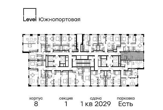 Студия, 31.7 м2, 49/49 эт. Москва