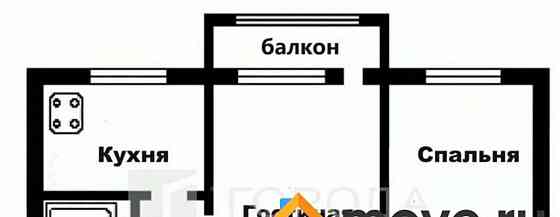 2-комн. квартира, 41.8 м2, 5/5 эт. Новоалтайск