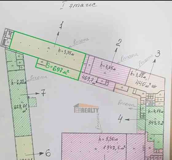 Склад, 697 м2 Лобня