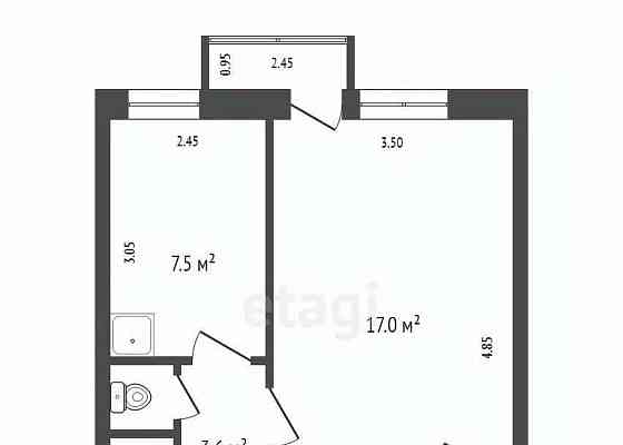 4-комн. квартира, 86.4 м2, 8/9 эт. Красноярск