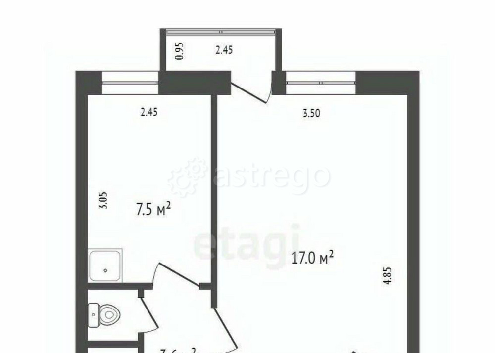4-комн. квартира, 86.4 м2, 8/9 эт. Красноярск - изображение 3