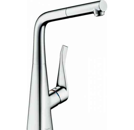 Смеситель для кухни Hansgrohe, Metris M71, Eco, тип открывания воды - однорычажный 14781000 Москва